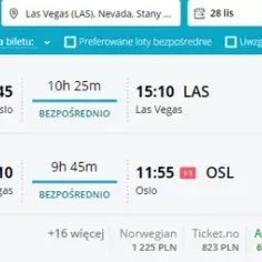 Ile kosztuje lot do Las Vegas? Ceny biletów z Polski i porady rezerwacyjne