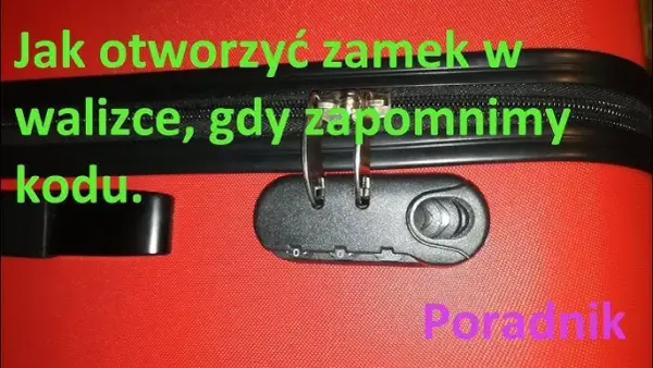 Co zrobić gdy zapomniałem kodu do walizki? Oto skuteczne metody otwierania.